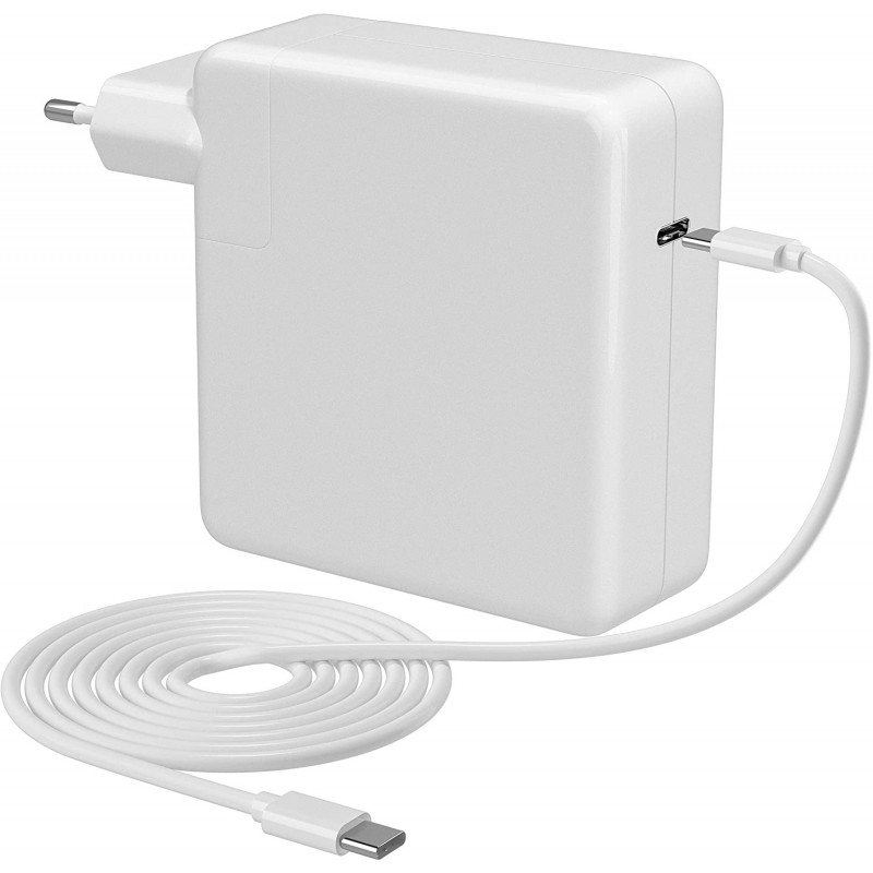 Chargeur USB-C Compatible pour MacBook Pro / Air 13 15 16 87 Watt