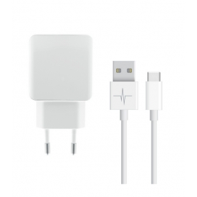 Pack Chargeur 2.1A + cable USB-C 1M