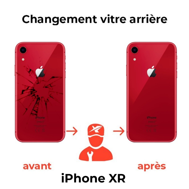 REMPLACEMENT VITRE ARRIÈRE POUR IPHONE XR Magasin de téléphonie à Lyon - La  Clinique du Smartphone
