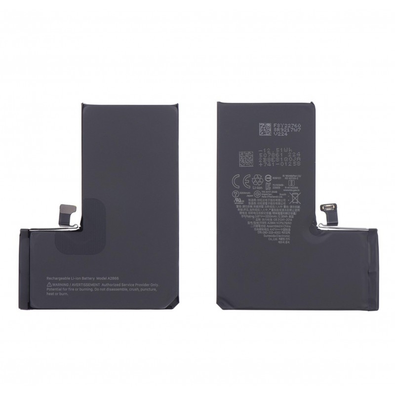 Original Apple A2866 Battery For iPhone 14 Pro Mobile - 3200mAh