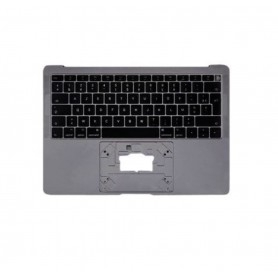 Clavier avec Topcase Apple MacBook Air 13" A1932 2018 2019 Gris Sidéral