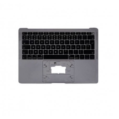 Clavier avec Topcase Apple MacBook Air 13" A1932 2018 2019 Gris Sidéral