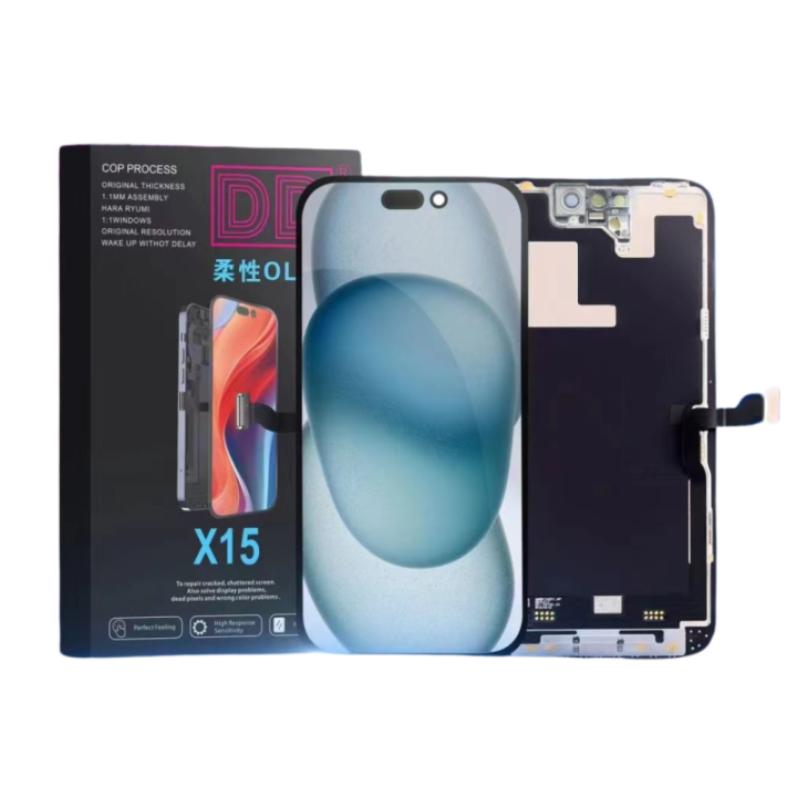 Écran compatible OLED iPhone 15