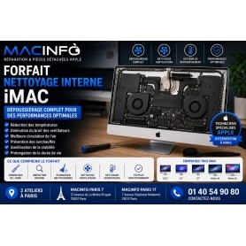 Forfait Nettoyage Interne iMac rapide Paris