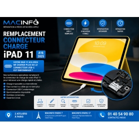 Remplacement Connecteur Charge iPad 11