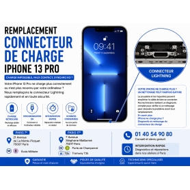 Remplacement Connecteur de Charge iPhone 13 Pro