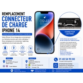 Remplacement Connecteur de Charge iPhone 14