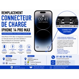 Remplacement Connecteur de Charge iPhone 14 Pro Max
