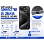 Remplacement connecteur de charge USB-C iPhone 15 Pro Max