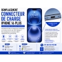 Remplacement connecteur de charge USB-C iPhone 16 Plus