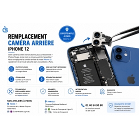 Remplacement Caméra Arrière iPhone 12