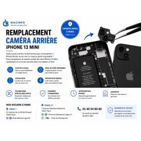 Remplacement Caméra Arrière iPhone 13 Mini