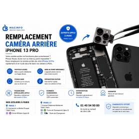 Remplacement Caméra Arrière iPhone 13 Pro