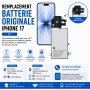 Réparation remplacement batterie originale Apple iPhone 17 Macinfo Paris