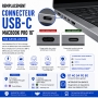 Réparation remplacement connecteur USB-C MacBook Pro 16 pouces M4 A3186 A3403 Paris