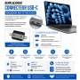 Réparation remplacement connecteur USB-C MacBook Air 13 pouces M3 A3113 Paris