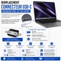 Réparation remplacement connecteur USB-C MacBook Pro 14 pouces M3 A2992 Paris