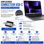 Réparation remplacement connecteur USB-C MacBook Pro 14 pouces M2 A2779 Paris