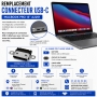 Réparation remplacement connecteur USB-C MacBook Pro 13 pouces A2251 Paris