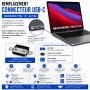 Réparation remplacement connecteur USB-C MacBook Pro 13 pouces A2159 Paris