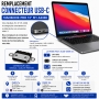 Réparation remplacement connecteur USB-C MacBook Pro 13 pouces M1 A2338 Paris