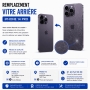 Réparation remplacement vitre arrière iPhone 14 Pro Paris