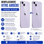 Réparation remplacement vitre arrière iPhone 14 Plus Paris