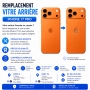 Réparation remplacement vitre arrière iPhone 17 Pro Paris