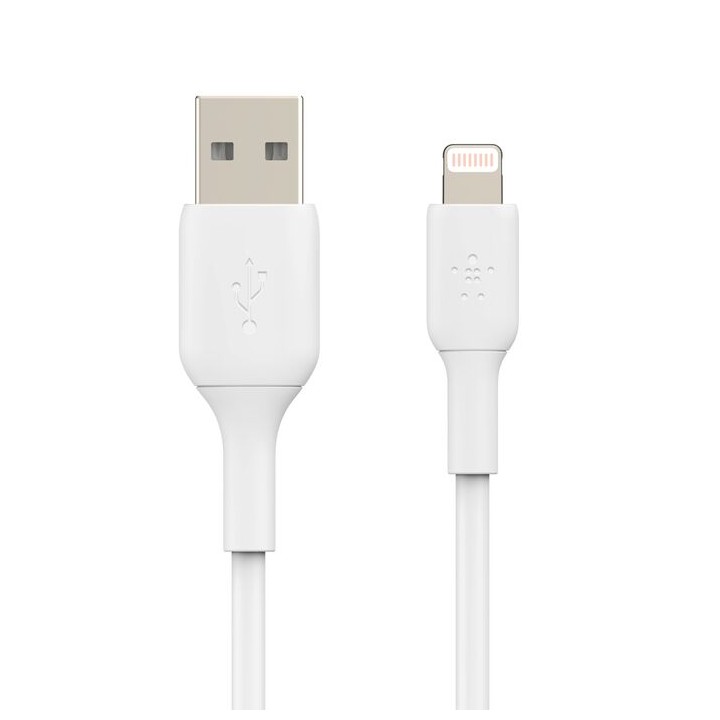Câble Belkin USB-A vers Lightning blanc