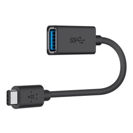 Adaptateur Belkin USB-C vers USB-A USB 3.0 noir