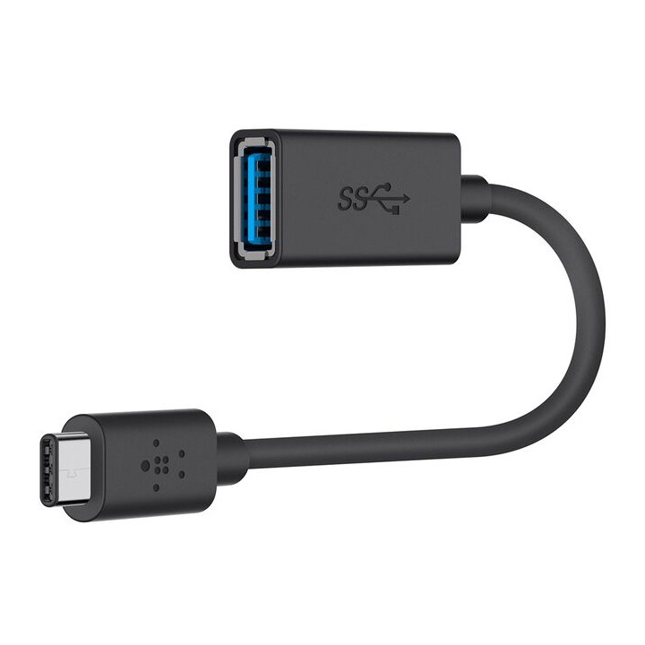 Adaptateur Belkin USB-C vers USB-A USB 3.0 noir