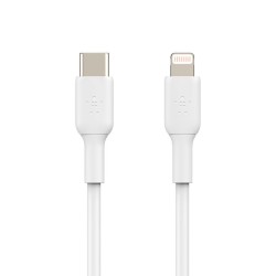Câble Belkin USB-C vers Lightning 2 m blanc