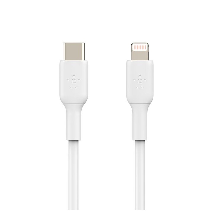 Câble Belkin USB-C vers Lightning 2 m blanc