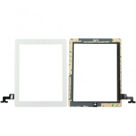 Vitre tactile Apple iPad 2 Blanc A1395 A1396