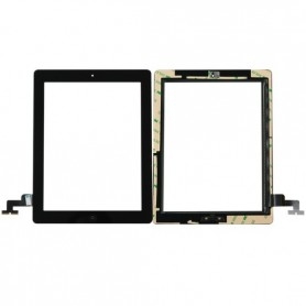 Vitre tactile Apple iPad 2 Noir A1395 A1396