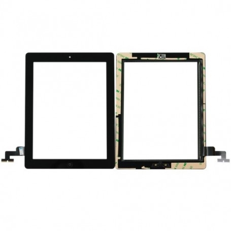 Vitre tactile Apple iPad 2 Noir A1395 A1396