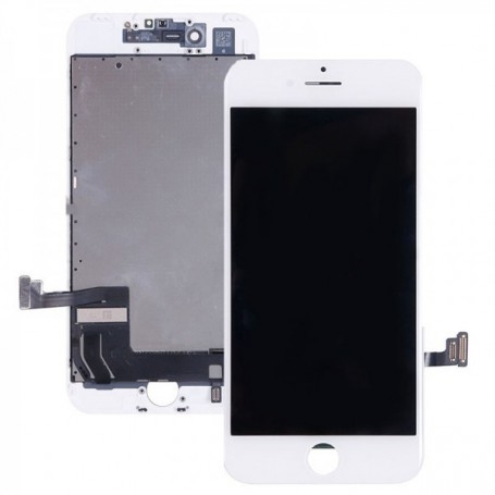 Ecran Apple iPhone 7 Original LCD + vitre tactile assemblé chassis Blanc