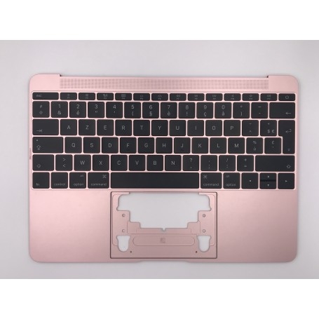 Topcase Rose avec clavier français AZERTY pour MacBook 12\ A1534
