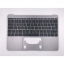 Clavier Topcase Apple MacBook 12" A1534 Gris Sideral 2016 2017 Français Azerty