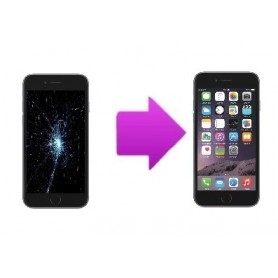 Forfait Réparation Remplacement écran Apple iPhone 6S Noir - Premium