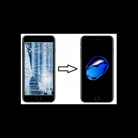 Forfait Réparation Remplacement Ecran Apple iPhone 7 Plus Noir - Compatible