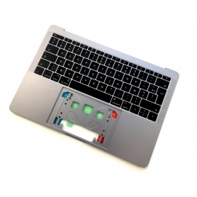 Clavier Topcase Apple MacBook Pro 13" A1708 Gris Sideral Francais Azerty
