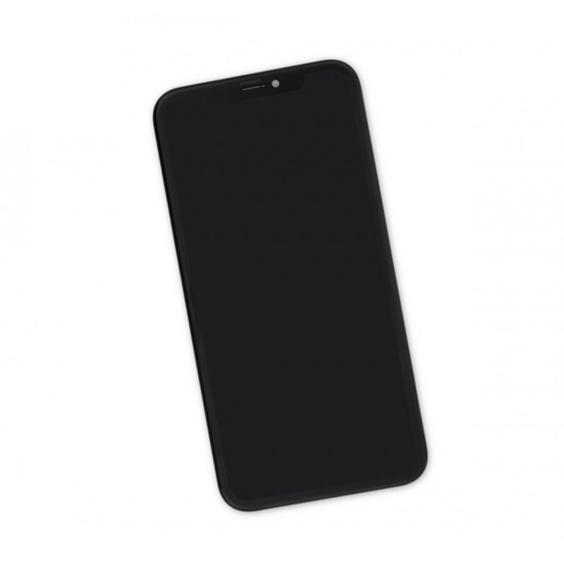 Ecran LCD + vitre tactile 100% compatible - Noir p. Apple iPhone XR -  Français