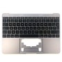 Clavier Apple MacBook 12" Gris A1534 2015 EMC 2746 Topcase Français Azerty