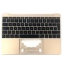 Clavier Apple MacBook 12" Or A1534 2015 EMC 2746 Topcase Français Azerty