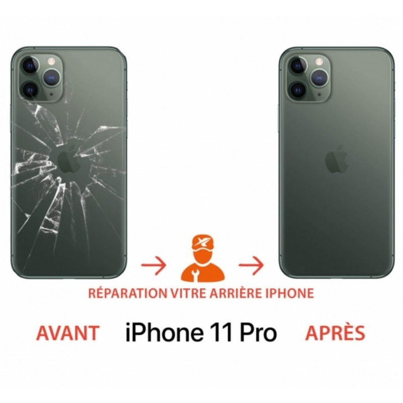 Réparation Vitre Arrière iPhone 11 Pro/11 Pro Max – Cashfive - Acheter en  toute confiance et au meilleur prix