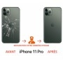 Réparation vitre arrière cassée iPhone 11 pro