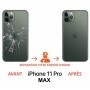 Forfait Réparation Remplacement Vitre Arrière Apple iPhone 11 / 11 Pro / 11 Pro Max