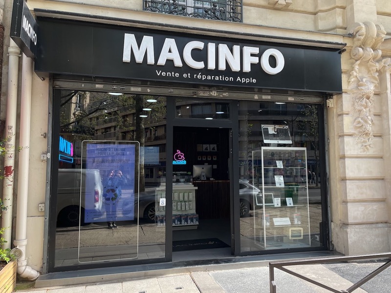 Magasin réparation Apple Paris 7 Macinfo devanture