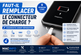 Faut-il remplacer le connecteur de charge de son iPhone ?